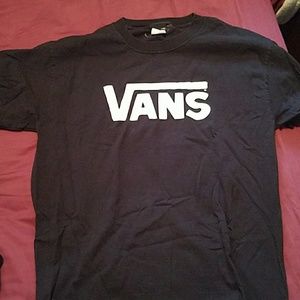 Black Vans t shirt